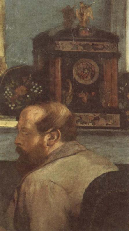 Edgar Degas Detail of  The Bellini oil painting image